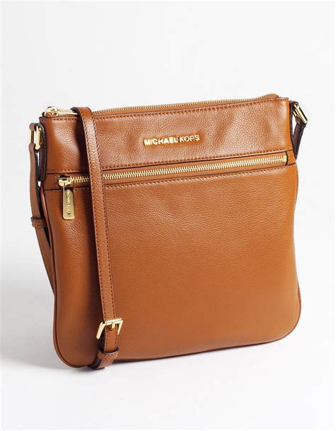 michael michael kors bedford flat leather crossbody bag|Michael Kors bedford legacy medium.